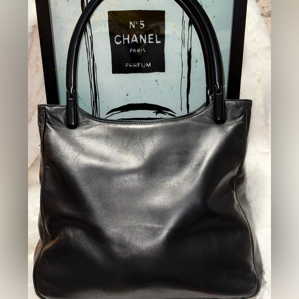 Prada SS 1998 Calf Leather & Acrylic handbag RARE - Picture 4 of 17